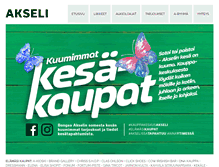 Tablet Screenshot of kauppakeskusakseli.fi